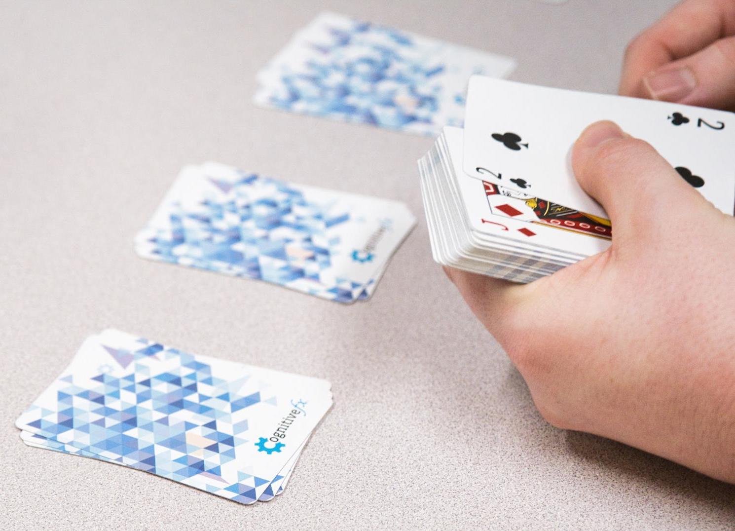 EPIC Treatment memory game with cards.