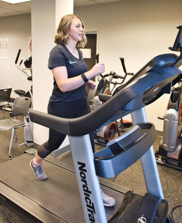 EPIC treatment on a treadmill