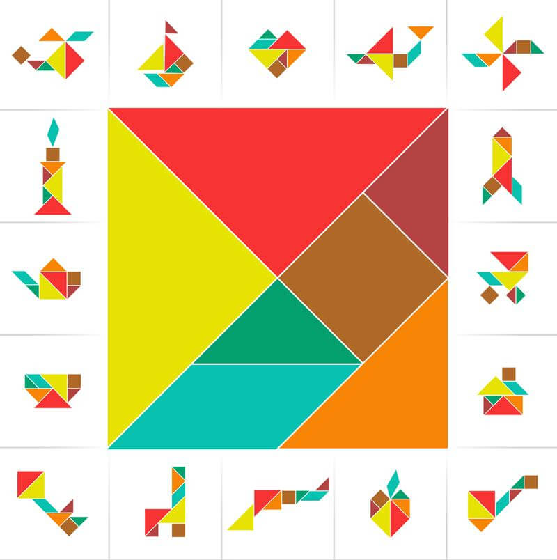 Cognitive Exercises: Tangrams